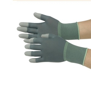 Găng tay PU phủ ngón, xám