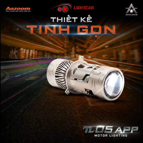 Bi Cầu Mini H4 Aozoom π05 Chỉnh Màu, Aozoom Pi05 APP