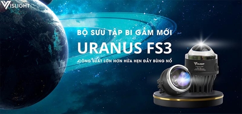 Bi Gầm LED Vislight Uranus FS3 | 3 Chế Độ Màu - 3 Inch Siêu Sáng