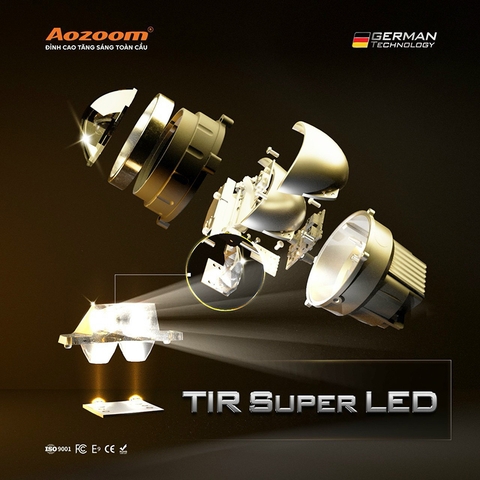 Bi LED Gầm WASP AOZOOM Chính Hãng