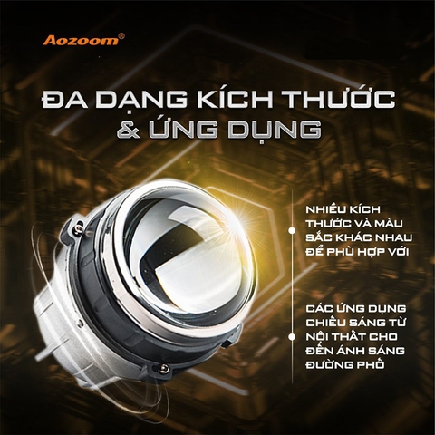 Bi LED Gầm WASP AOZOOM Chính Hãng