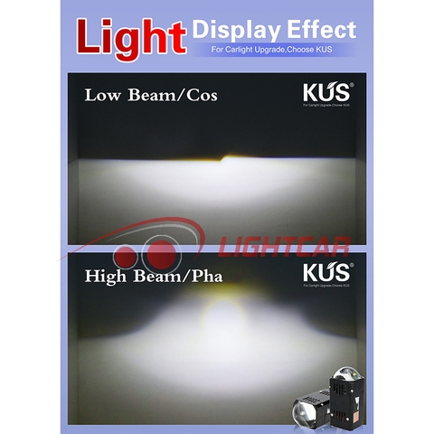 Đèn Bi Led Kus 1.8 inch Có Trợ Pha Laser
