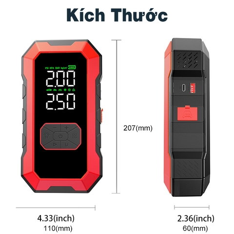 Bơm Lốp Và Kích Bình Đa Năng LightCar N5