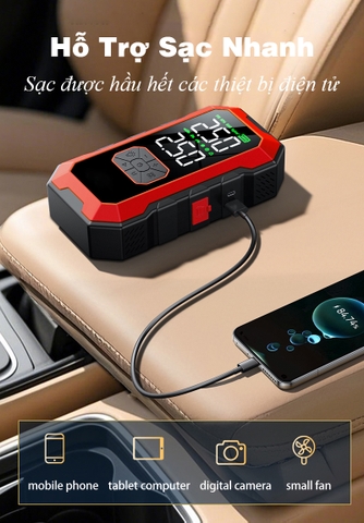 Bơm Lốp Và Kích Bình Đa Năng LightCar N5