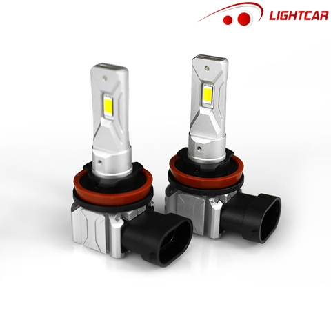 Bóng Led Gầm 2 Chế Độ Màu Trắng Vàng LightCar V1 Chân H11