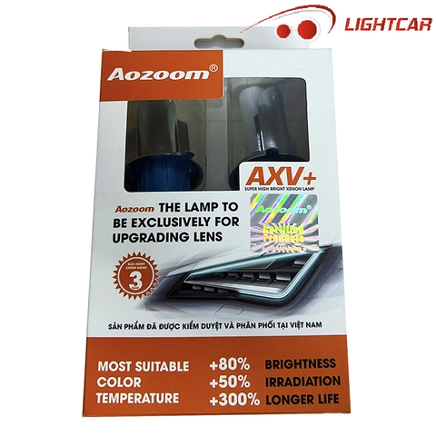 Bóng Đèn Xenon Aozoom Chân H4 Chính Hãng
