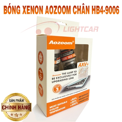 Bóng Đèn Xenon Aozoom Chân HB4-9006 Chính Hãng
