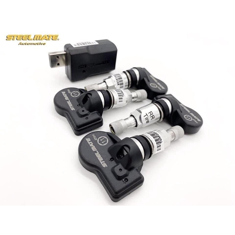 Cảm biến áp suất lốp Steelmate TP-MT30 tích hợp màn hình Android