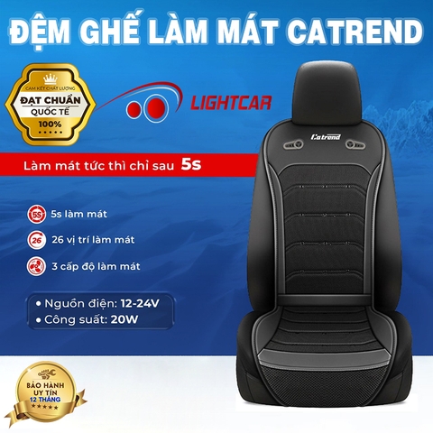 Lót Ghế Thổi Hơi Làm Mát Ghế Ô Tô , Đệm Ghế Làm Mát Catrend Chính Hãng