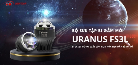 Đèn bi gầm Laser Uranus FS3L 76W Siêu Sáng