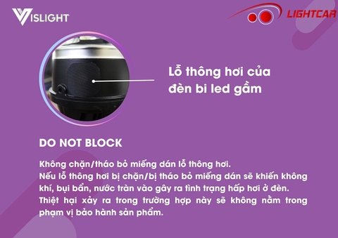 Đèn bi gầm Laser Uranus FS3L 76W Siêu Sáng