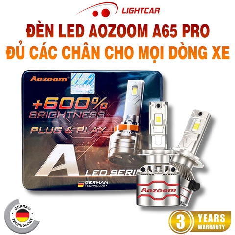 Bóng Đèn Led Aozoom A65 Pro Đủ Các Chân Bóng , Hàng Chính Hãng , Bảo Hành 3 Năm