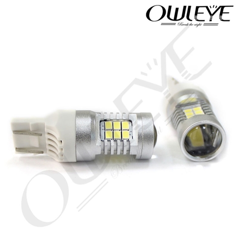ĐÈN LED Ô TÔ OWLEYE T20 7443 , ĐÈN ĐỊNH VỊ BAN NGÀY, ĐÈN TÍN HIỆU SIÊU SÁNG CHÍNH HÃNG