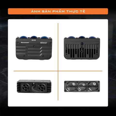 Đèn Bi Led Trợ Sáng AOZOOM EX3 Chính Hãng