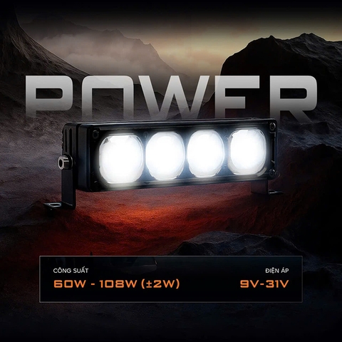 Đèn Bi Led Trợ Sáng AOZOOM EX4 Chính Hãng