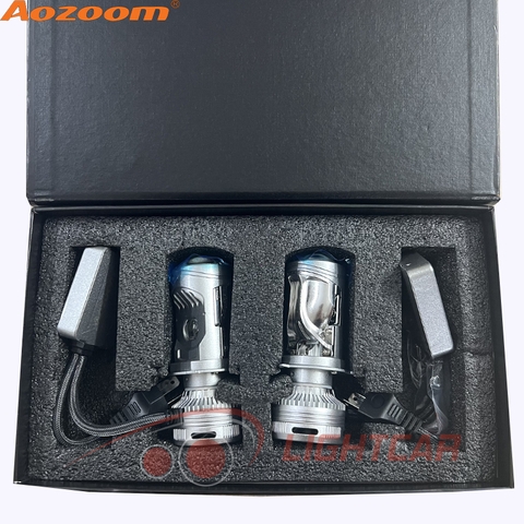 Led Bi Cầu Mini Aozoom H4 Chính Hãng
