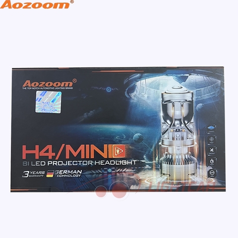 Led Bi Cầu Mini Aozoom H4 Chính Hãng