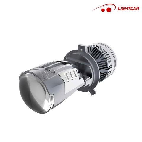 Bi Led Mini H4 LightCar V7 Plus 120W , Siêu Sáng Cho Xe Con 12V Và Xe Tải 24V