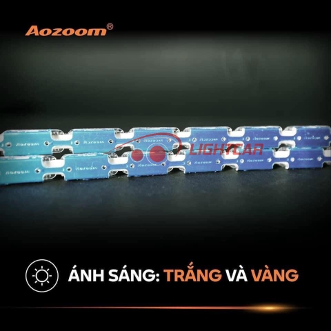 Led Mí Hạt Chạy Aozoom Chính Hãng , Led Mí Hiệu Ứng AUDI , Đèn Led Daylight