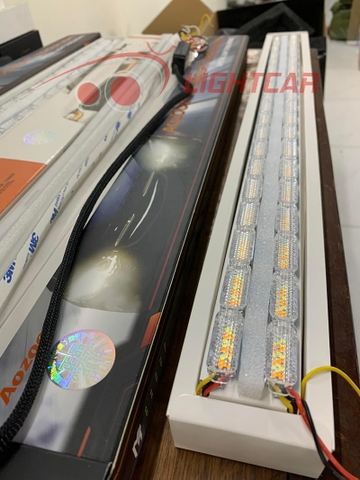 Led Mí Hạt Chạy Aozoom Chính Hãng , Led Mí Hiệu Ứng AUDI , Đèn Led Daylight