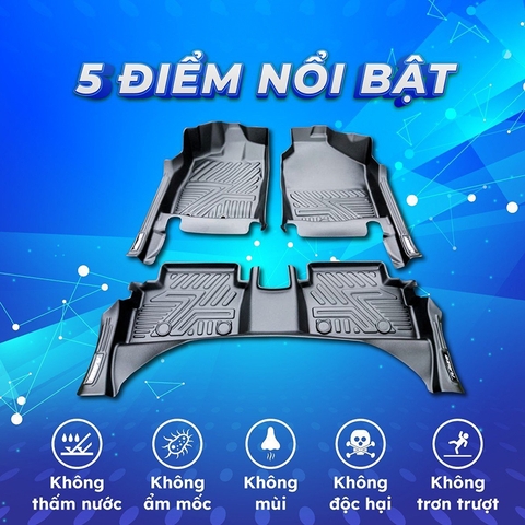 THẢM VENUS LÓT SÀN Ô TÔ VINFAST VF5 - NHỰA TPE ĐÚC KHUÔN CAO CẤP