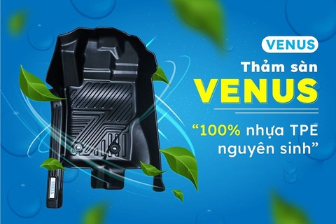THẢM VENUS LÓT SÀN Ô TÔ VINFAST VF5 - NHỰA TPE ĐÚC KHUÔN CAO CẤP