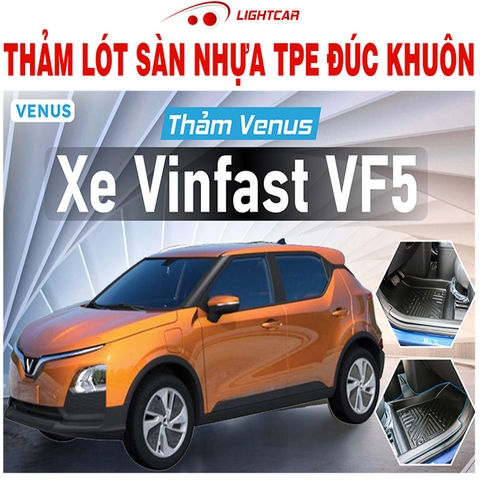 THẢM VENUS LÓT SÀN Ô TÔ VINFAST VF5 - NHỰA TPE ĐÚC KHUÔN CAO CẤP