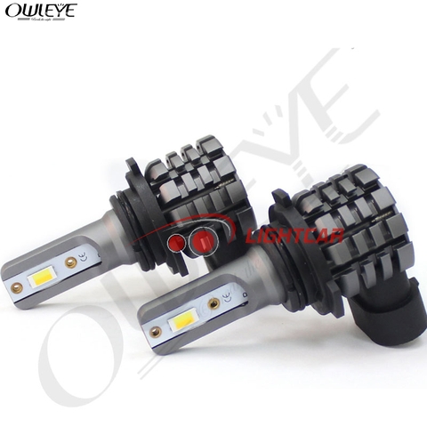 Bóng Led Gầm 2 Chế Độ Màu Trắng Vàng OWLEYE A412 Chân HB4-9006