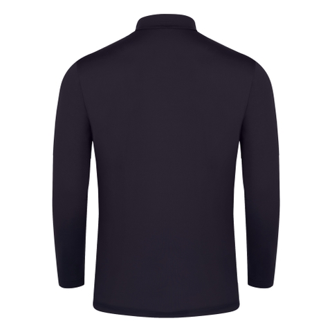Jacob Top - Men's Long Sleeve Golf Shirt (Black)