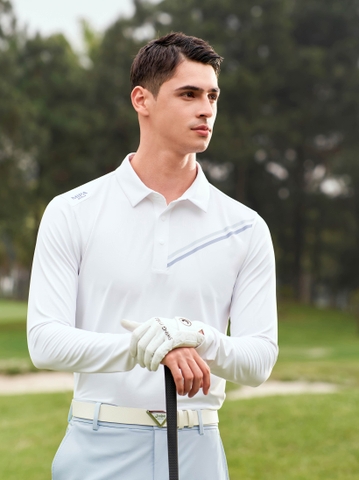 Luvian Top - White Navy