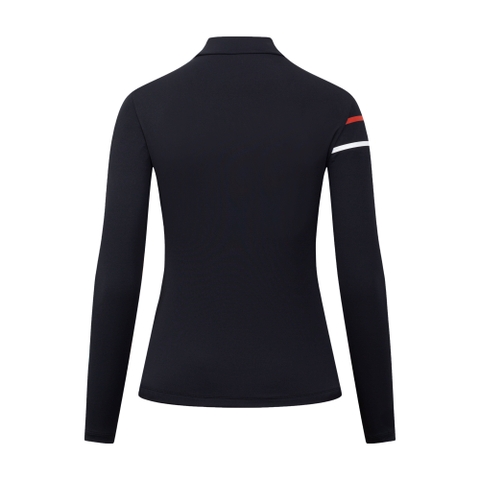 Elise Top - Women's Long-sleeved Golf Shirt (Black)
