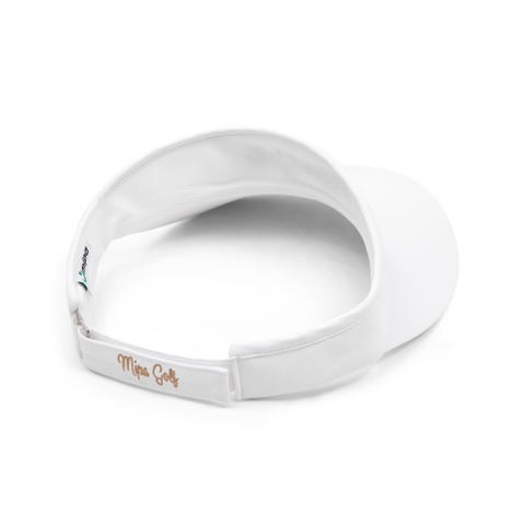 Molly Visor - White Brown
