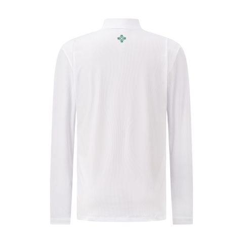 Louis Top - Men's Long Sleeve Golf Shirt (White)