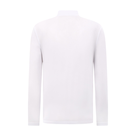 Kingsley Top - Men's Long Sleeve Golf Shirt (White)