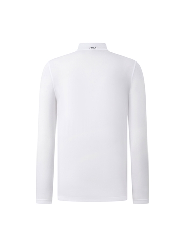 Dylan Top - Men's Long Sleeve Golf Shirt (White)