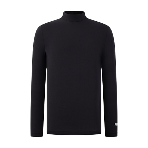 David Top - Men's Long Sleeve Golf Shirt (Black)