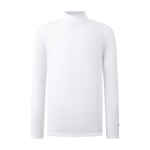 David Top - Men's Long Sleeve Golf Shirt (White)