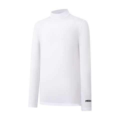David Top - Men's Long Sleeve Golf Shirt (White)