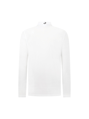 Hudson Top - Men's Long Sleeve Golf Shirt (White)