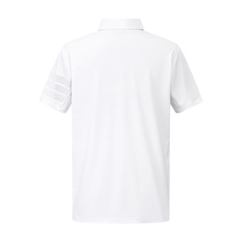 Bernie Top - Men’s Golf Polo Shirt (White)