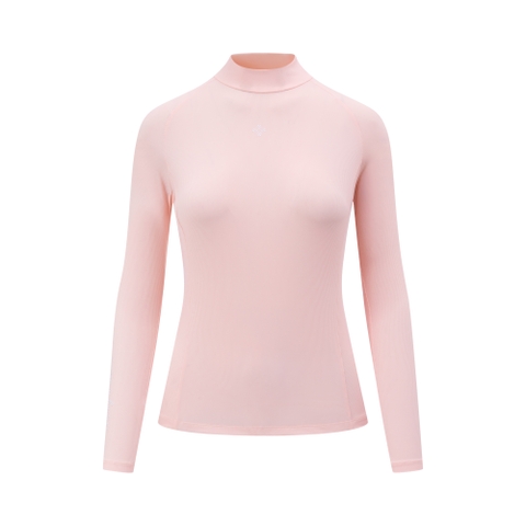 Calista Top - Women's Long-sleeved Golf Shirt (Pink)