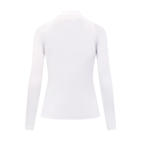 Andrea Top - Women's Long-sleeved Golf Shirt (White)