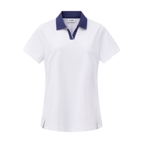 Elene Top - White Navy