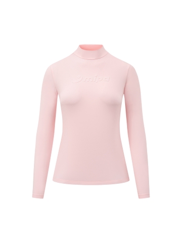 Lia Top - Women's Long-sleeved Golf Shirt (Pink)