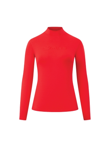 Lia Top - Women's Long-sleeved Golf Shirt (Red)