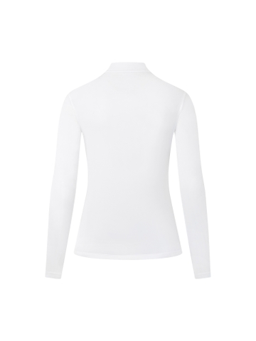 Lia Top - Women's Long-sleeved Golf Shirt (White)