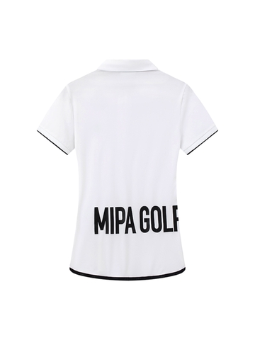 Adeline Top - Women's Golf Polo Shirt (White)