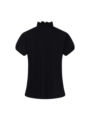 Caroline Top - Women's Golf Polo Shirt (Black)