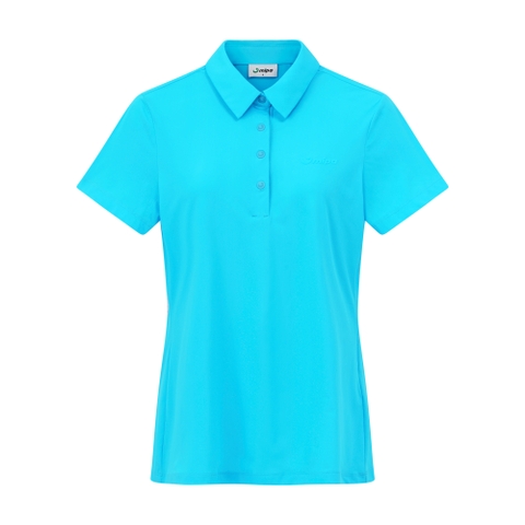 Ellen Top - Women's Golf Polo Shirt (Blue)