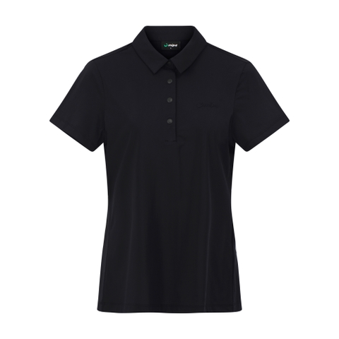 Ellen Top - Women's Golf Polo Shirt (Black)